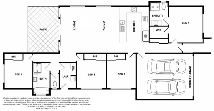 Floorplan of Homely house listing, 47 Daydream Circuit, Burdell QLD 4818