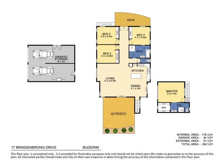 Floorplan of Homely house listing, 17 Bringenbrong Drive, Buderim QLD 4556