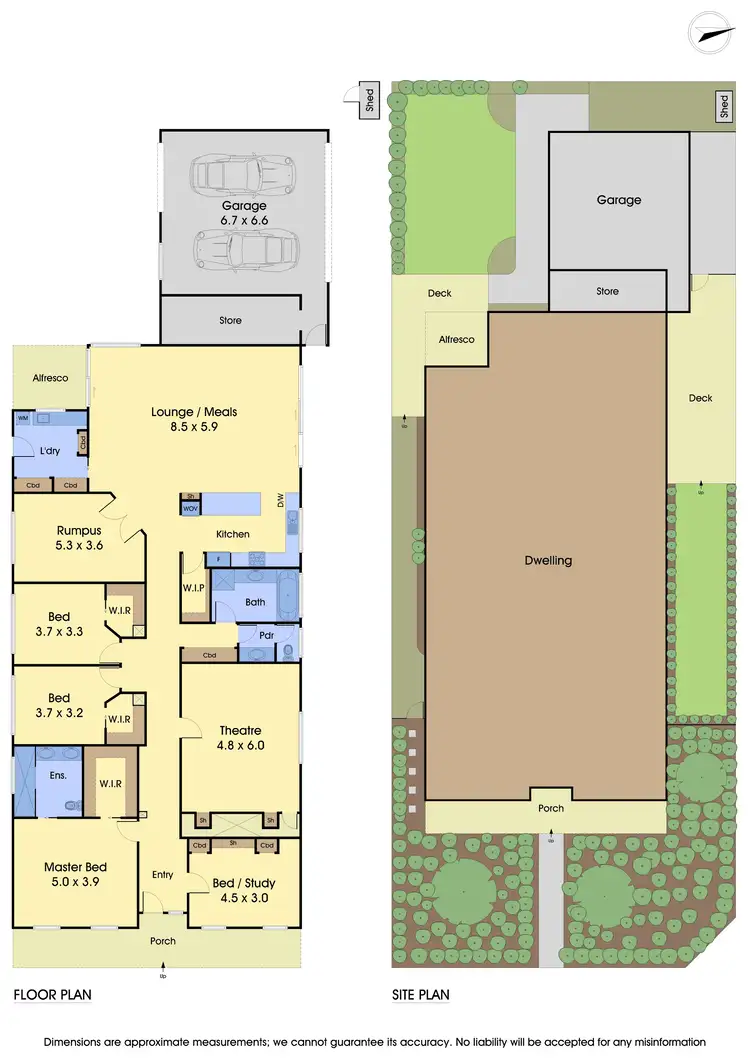 Floorplan of Homely house listing, 1 Seaview Crescent, Mulgrave VIC 3170