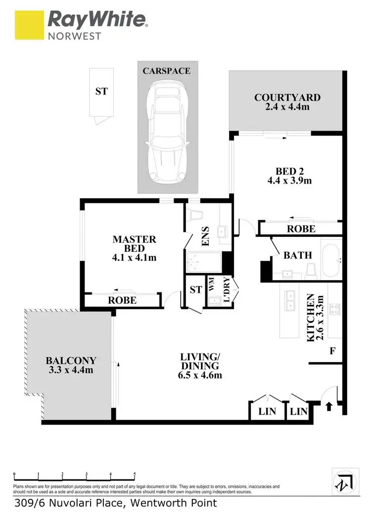 Floorplan of Homely apartment listing, 309/6 Nuvolari Place, Wentworth Point NSW 2127