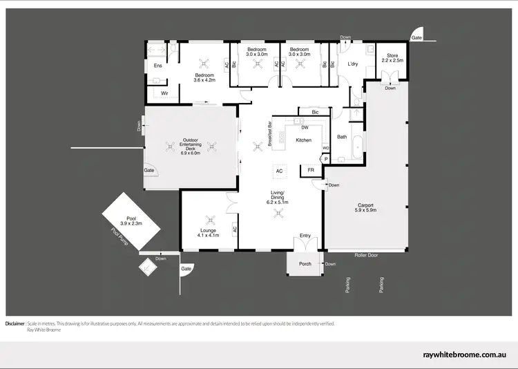 Floorplan of Homely house listing, 1 Lapwing Loop, Djugun WA 6725
