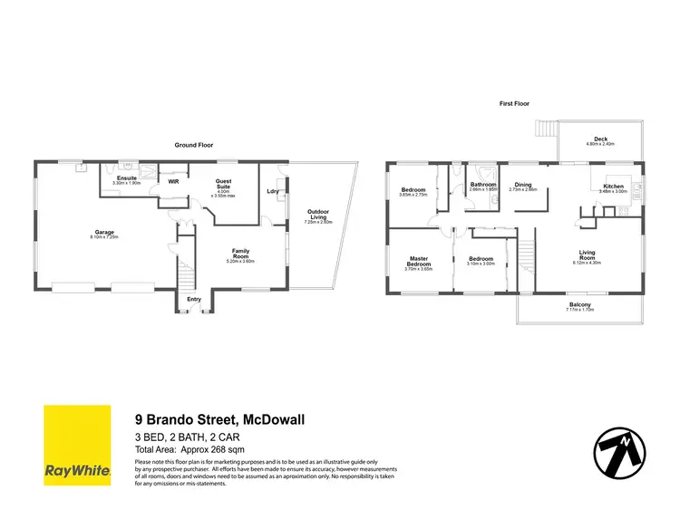Floorplan of Homely house listing, 9 Brando Street, Mcdowall QLD 4053