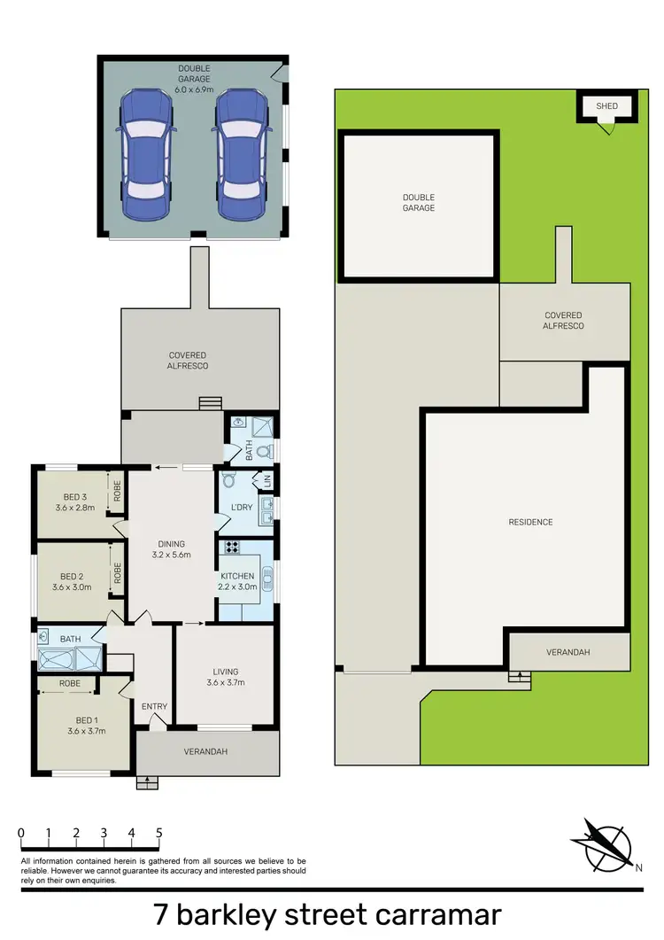 Floorplan of Homely house listing, 7 Barkley Street, Carramar NSW 2163