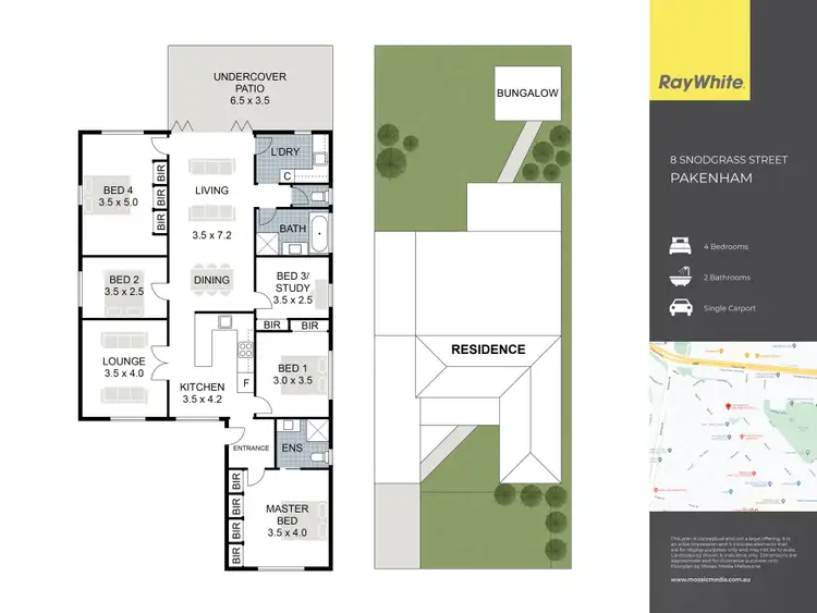 Floorplan of Homely house listing, 8 Snodgrass Street, Pakenham VIC 3810