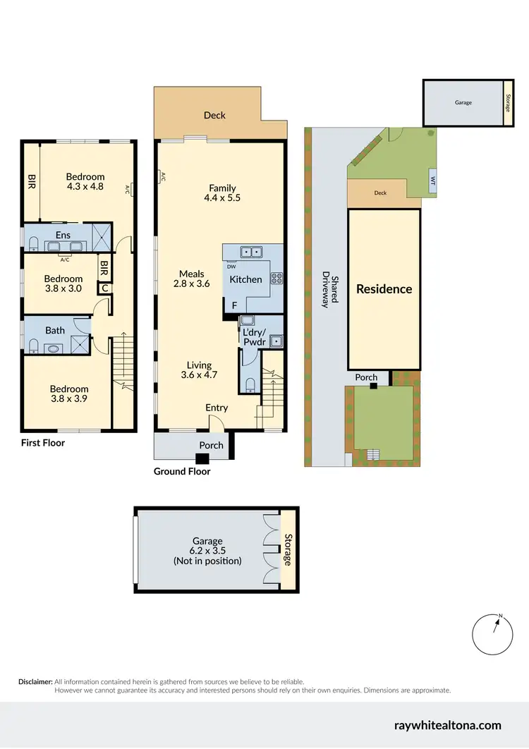 Floorplan of Homely townhouse listing, 2/26 Nolan Avenue, Brooklyn VIC 3012