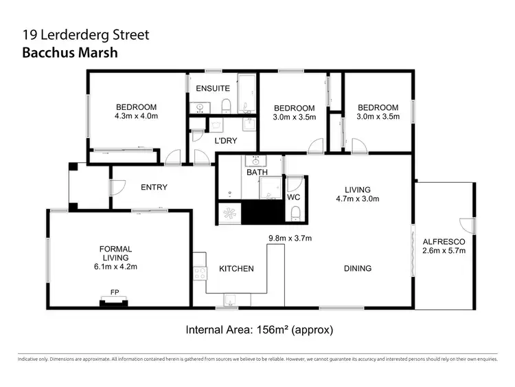 Floorplan of Homely house listing, 19 Lerderderg Street, Bacchus Marsh VIC 3340