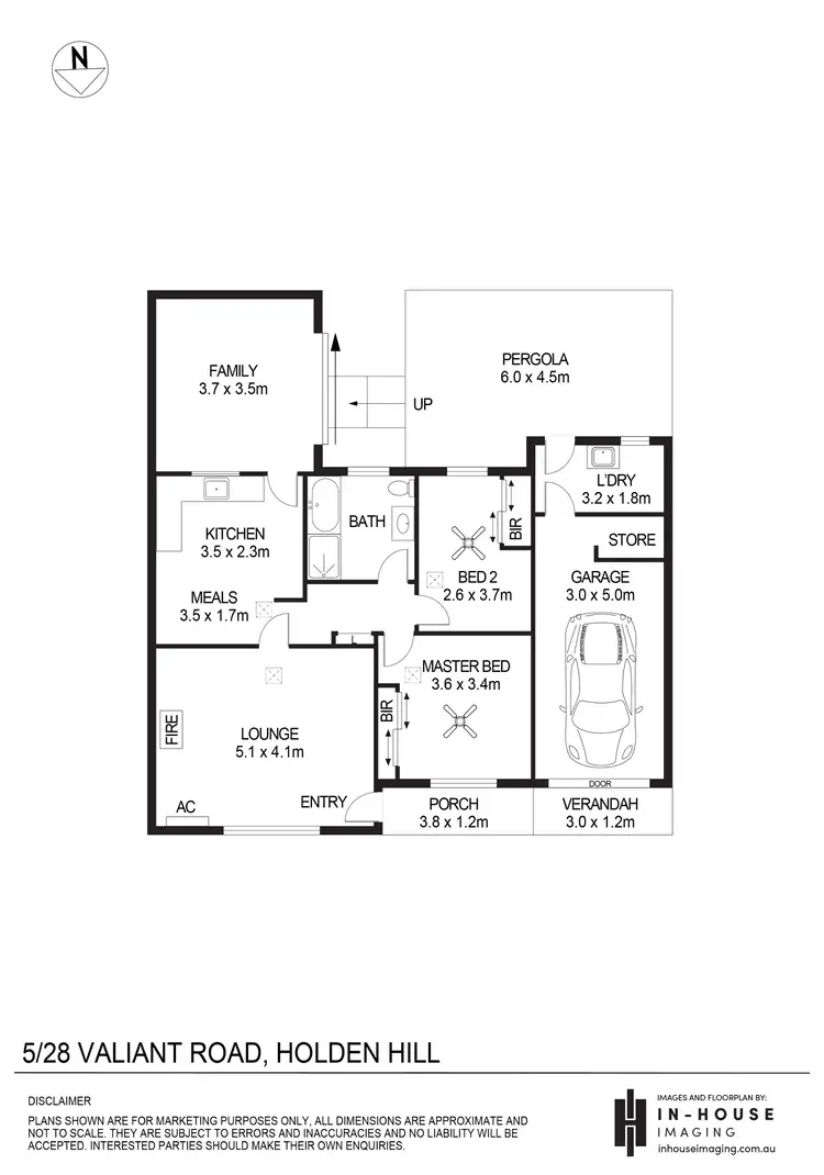 Floorplan of Homely unit listing, 5/28 Valiant Road, Holden Hill SA 5088