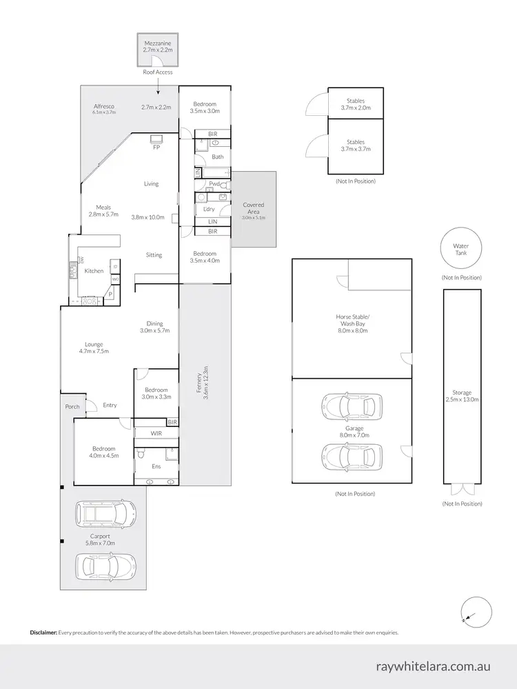 Floorplan of Homely house listing, 60 Forest Road North, Lara VIC 3212