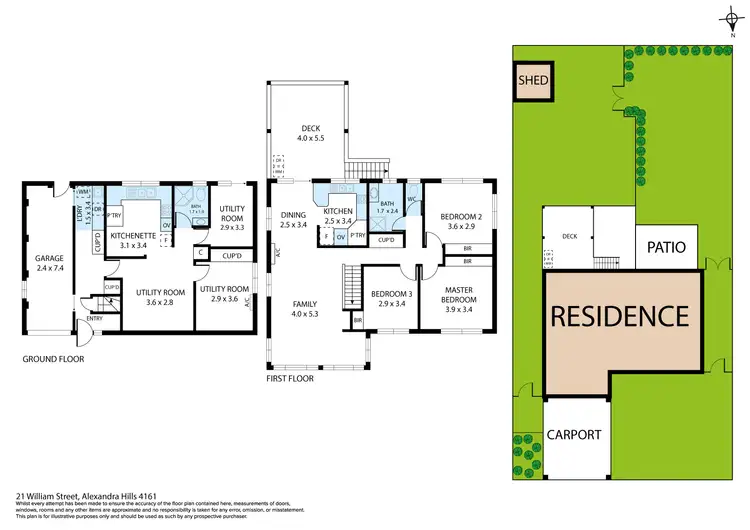 Floorplan of Homely house listing, 21 William Street, Alexandra Hills QLD 4161