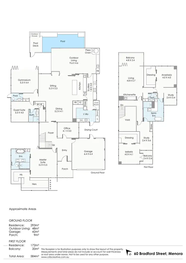 Floorplan of Homely house listing, 60 Bradford Street, Menora WA 6050