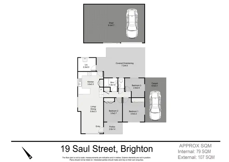 Floorplan of Homely house listing, 19 Saul Street, Brighton QLD 4017
