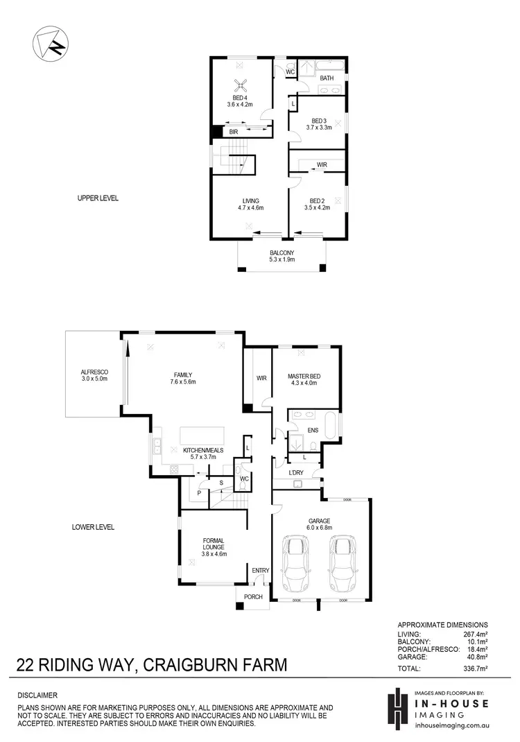 Floorplan of Homely house listing, 22 Riding Way, Craigburn Farm SA 5051