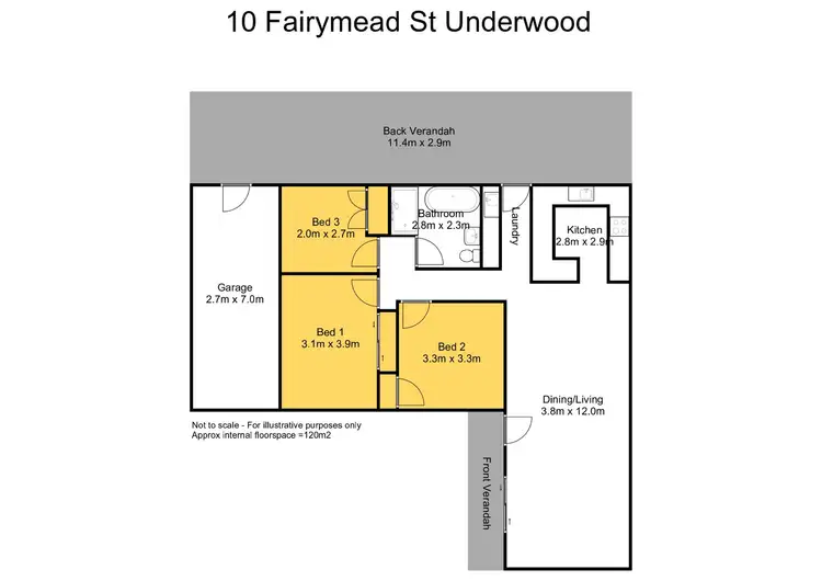 Floorplan of Homely house listing, 10 Fairymead Street, Underwood QLD 4119