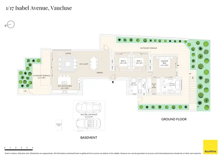 Floorplan of Homely apartment listing, 1/17 Isabel Avenue, Vaucluse NSW 2030