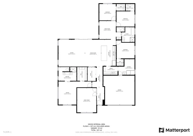 Floorplan of Homely house listing, 12 Bramble Drive, Swan Hill VIC 3585