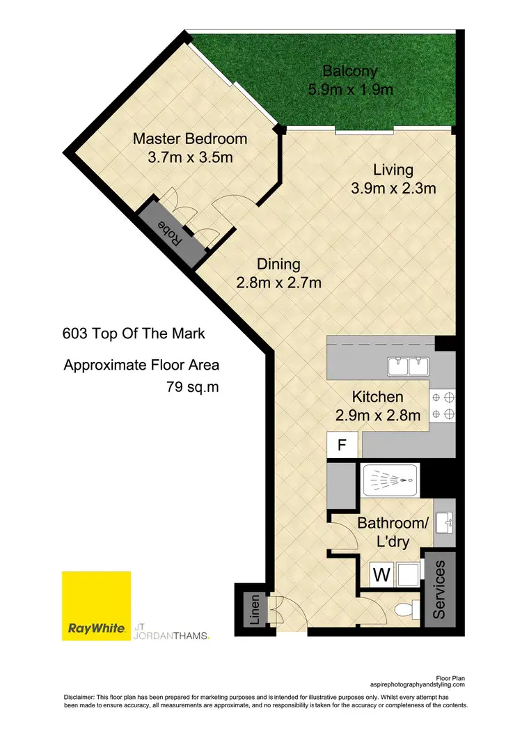 Floorplan of Homely apartment listing, 603/3 Orchid Avenue, Surfers Paradise QLD 4217