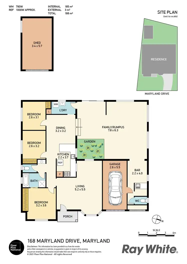 Floorplan of Homely house listing, 168 Maryland Drive, Maryland NSW 2287