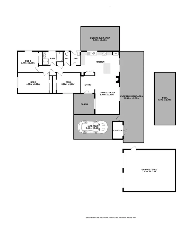 Floorplan of Homely house listing, 12 Decora Place, Thurgoona NSW 2640
