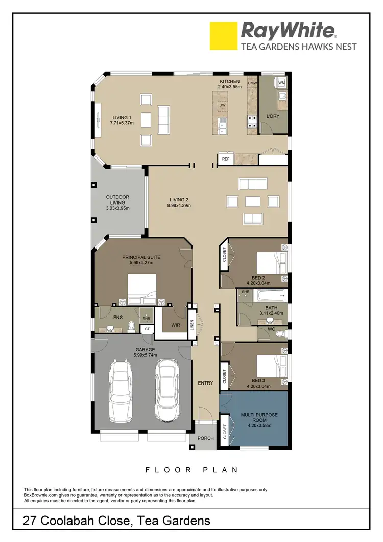 Floorplan of Homely house listing, 27 Coolabah Close, Tea Gardens NSW 2324