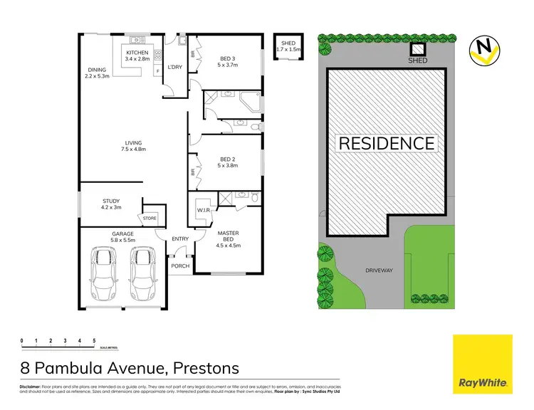 Floorplan of Homely house listing, 8 Pambula Avenue, Prestons NSW 2170
