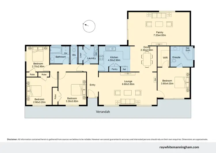 Floorplan of Homely house listing, 22 Camms Road, Cranbourne VIC 3977