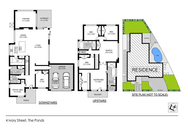 Floorplan of Homely house listing, 4 Ivory Street, The Ponds NSW 2769