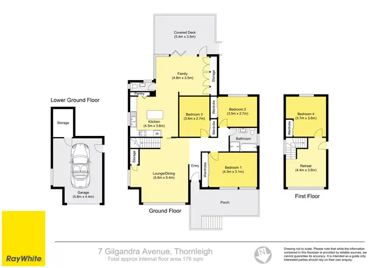 Floorplan of Homely house listing, 7 Gilgandra Avenue, Thornleigh NSW 2120
