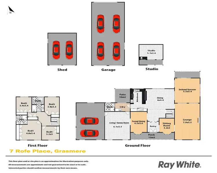 Floorplan of Homely house listing, 7 Rofe Place, Grasmere NSW 2570