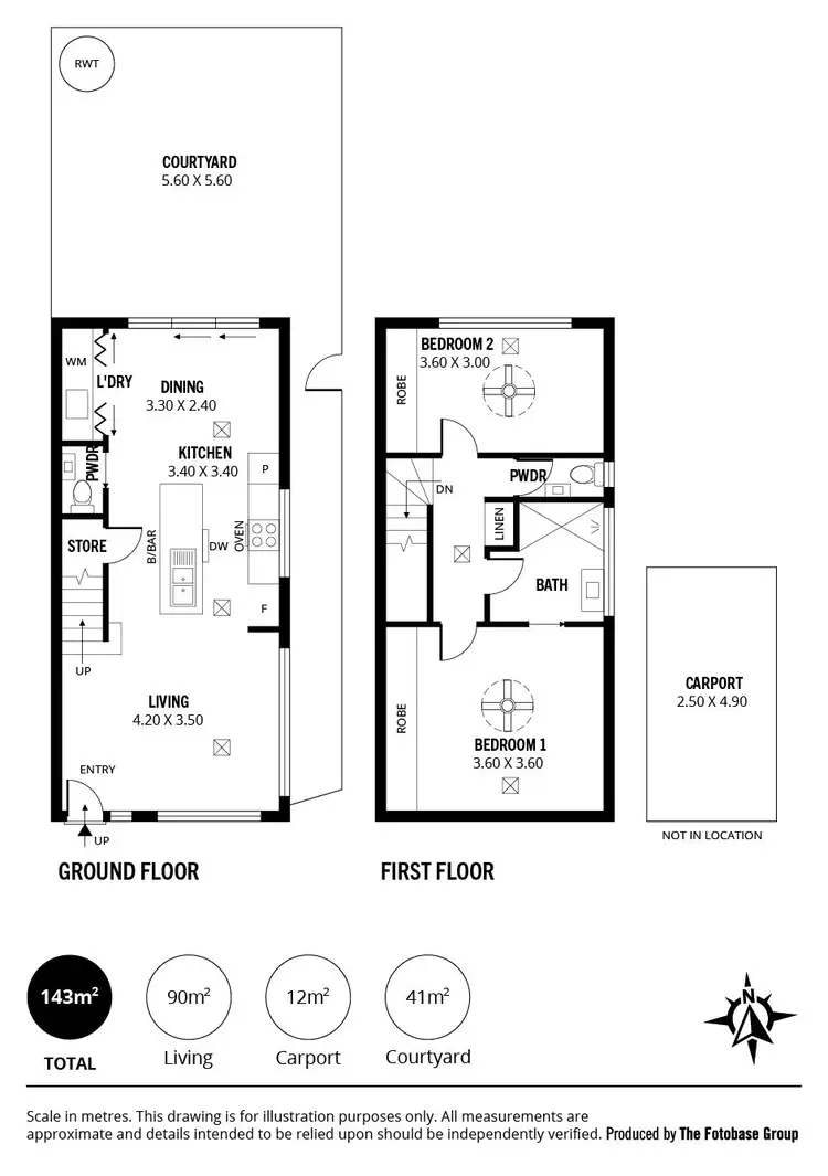 Floorplan of Homely house listing, 4/18 HIllier Road, Morphett Vale SA 5162