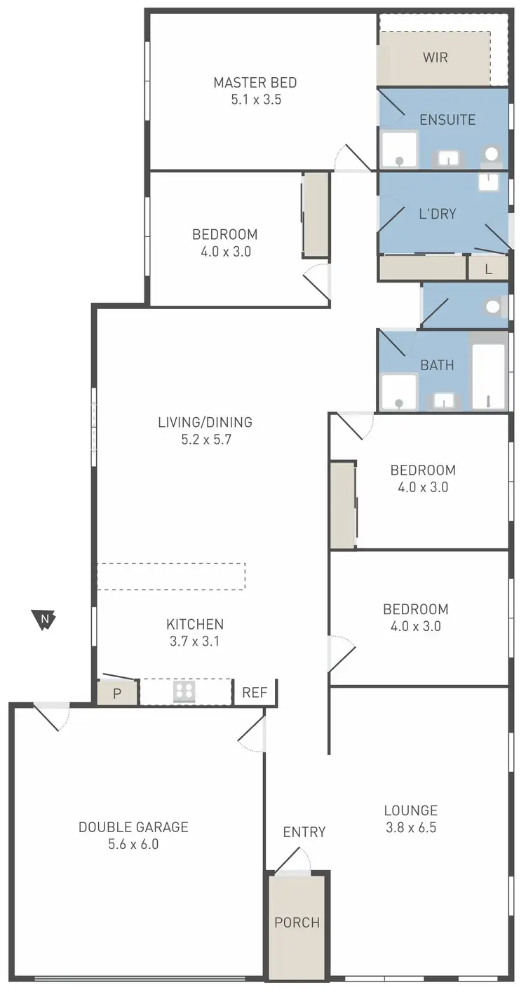 Floorplan of Homely house listing, 36 Sinclair Crescent, Tarneit VIC 3029
