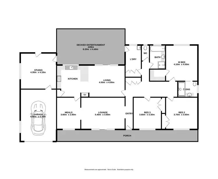 Floorplan of Homely house listing, 132 Pearce Street, Howlong NSW 2643