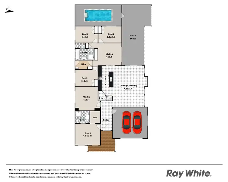 Floorplan of Homely house listing, 25 Highdale Terrace, Glenmore Park NSW 2745