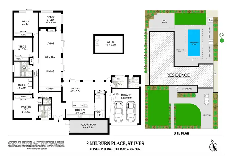 Floorplan of Homely house listing, 8 Milburn Place, St Ives NSW 2075