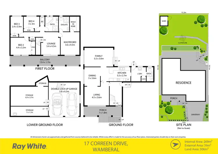 Floorplan of Homely house listing, 17 Coreen Drive, Wamberal NSW 2260