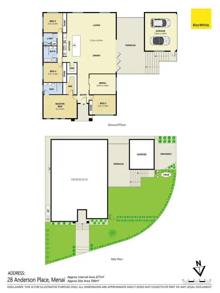 Floorplan of Homely house listing, 28 Anderson Place, Menai NSW 2234