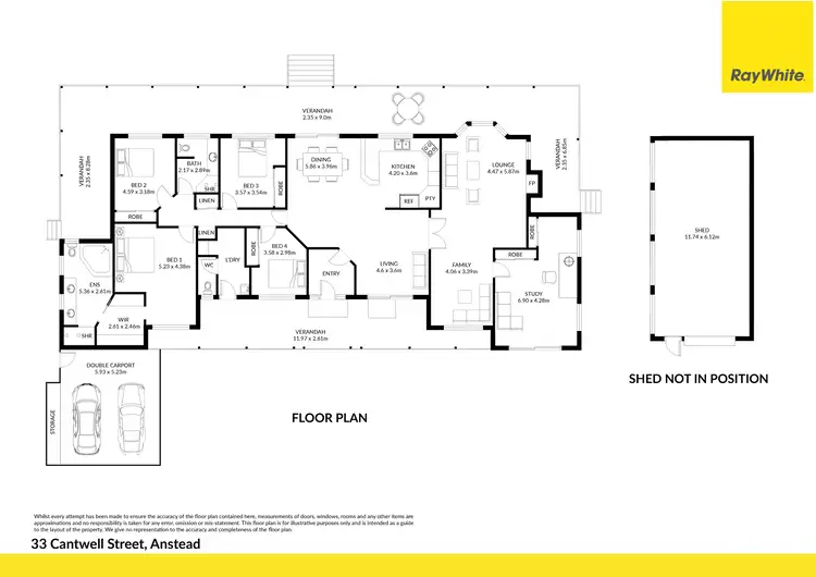Floorplan of Homely house listing, 33 Cantwell Street, Anstead QLD 4070