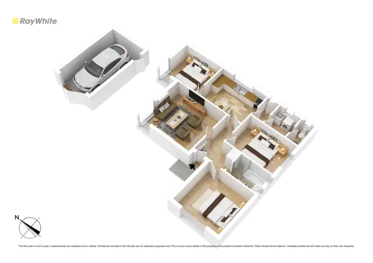 Floorplan of Homely house listing, 24 Prince Andrew Avenue, Lalor VIC 3075