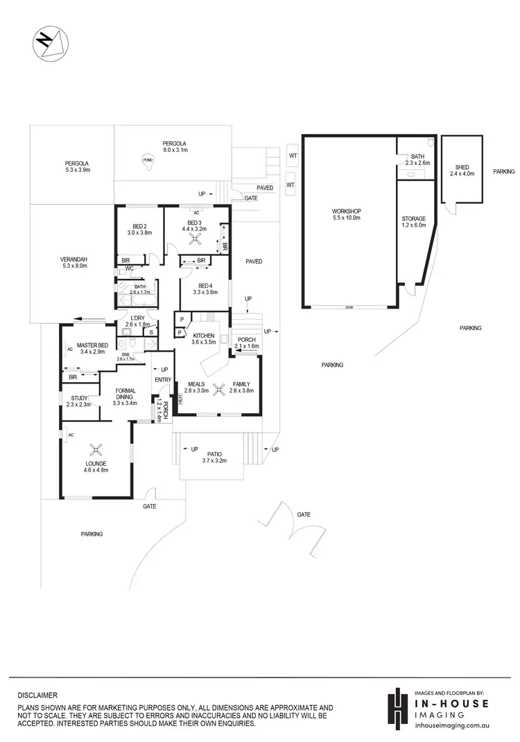 Floorplan of Homely house listing, 14 Sinclair Crescent, Para Hills SA 5096