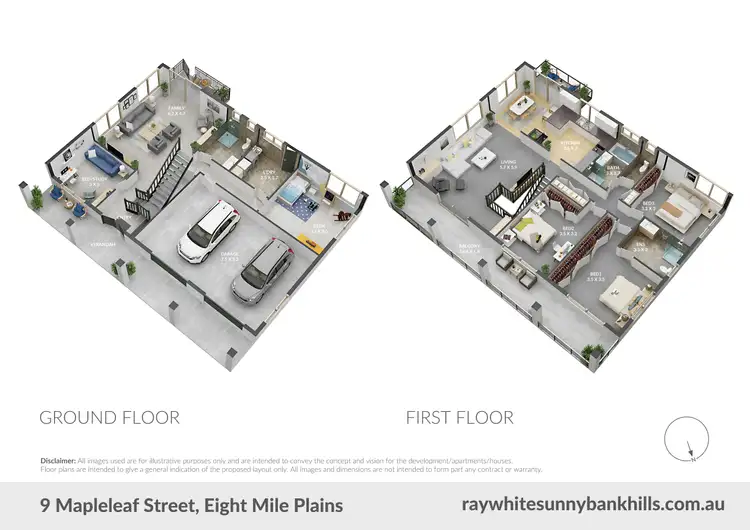 Floorplan of Homely house listing, 9 Mapleleaf Street, Eight Mile Plains QLD 4113