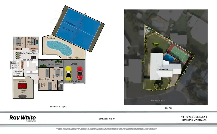 Floorplan of Homely house listing, 13 Royes Crescent, Norman Gardens QLD 4701