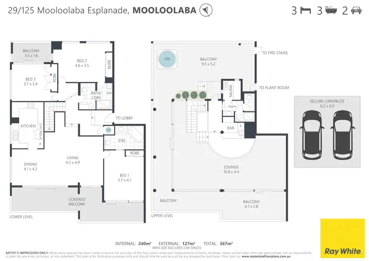 Floorplan of Homely unit listing, 29/125 Mooloolaba Esplanade, Mooloolaba QLD 4557