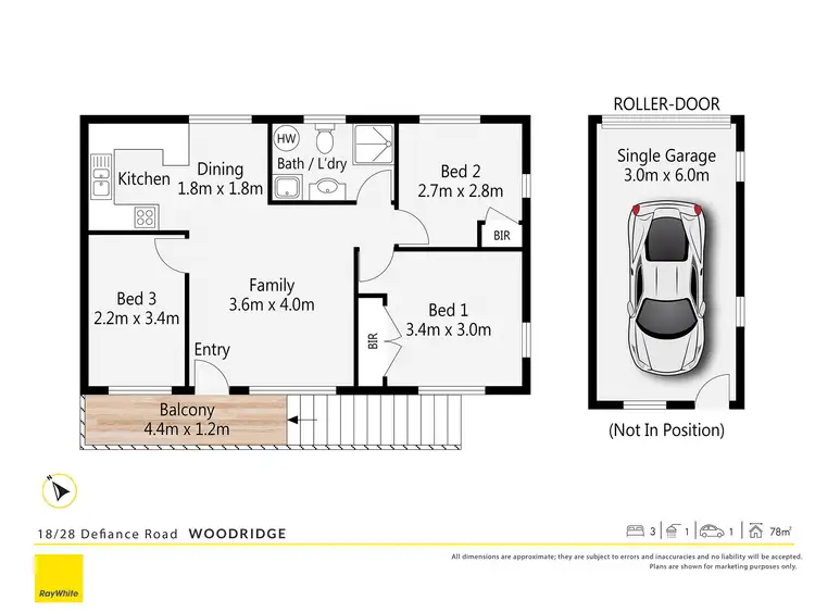 Floorplan of Homely house listing, 18/28 Defiance Road, Logan Central QLD 4114