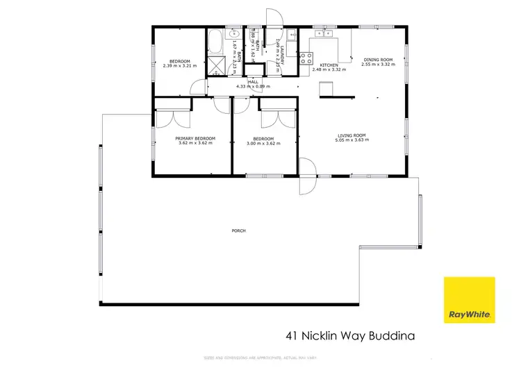 Floorplan of Homely house listing, 41 Nicklin Way, Buddina QLD 4575