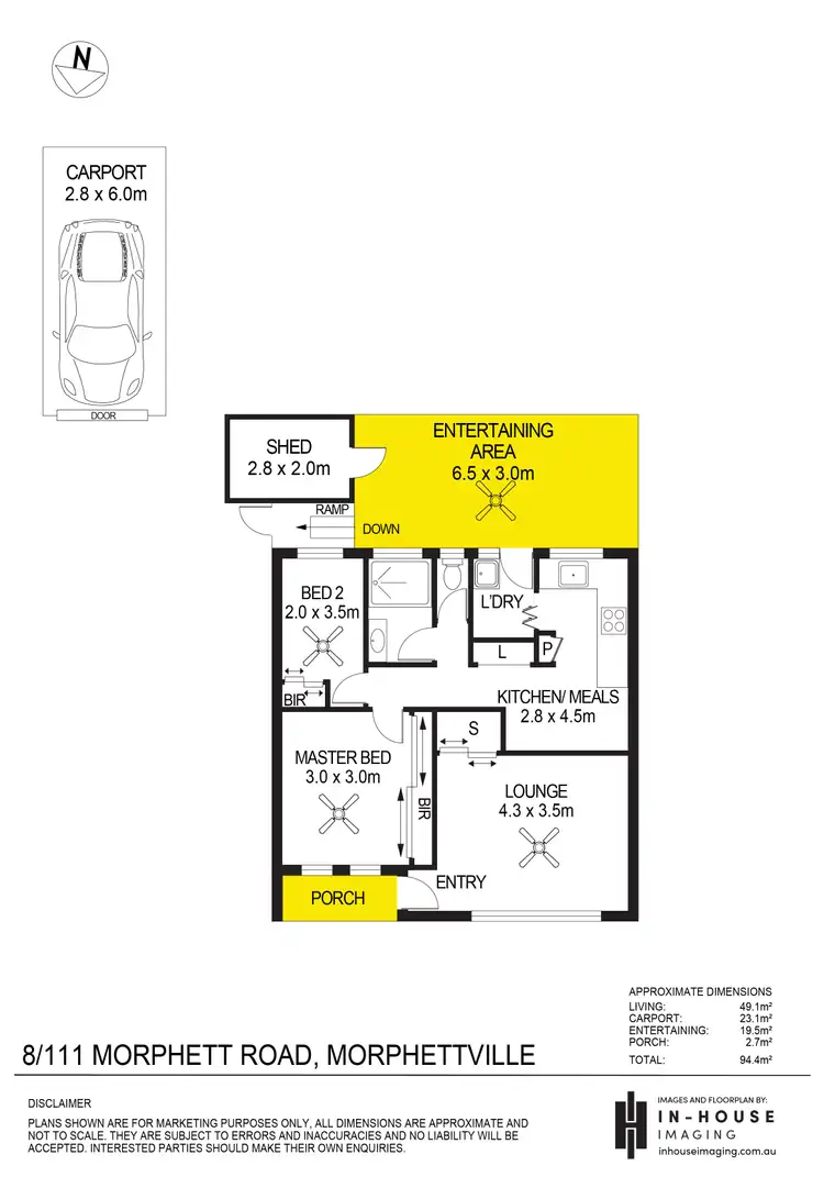 Floorplan of Homely unit listing, 8/111 Morphett Road, Morphettville SA 5043