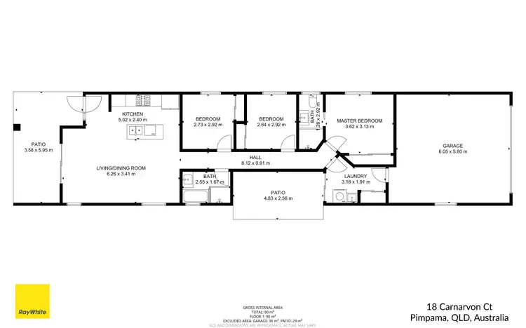 Floorplan of Homely house listing, 18 Carnarvon Court, Pimpama QLD 4209