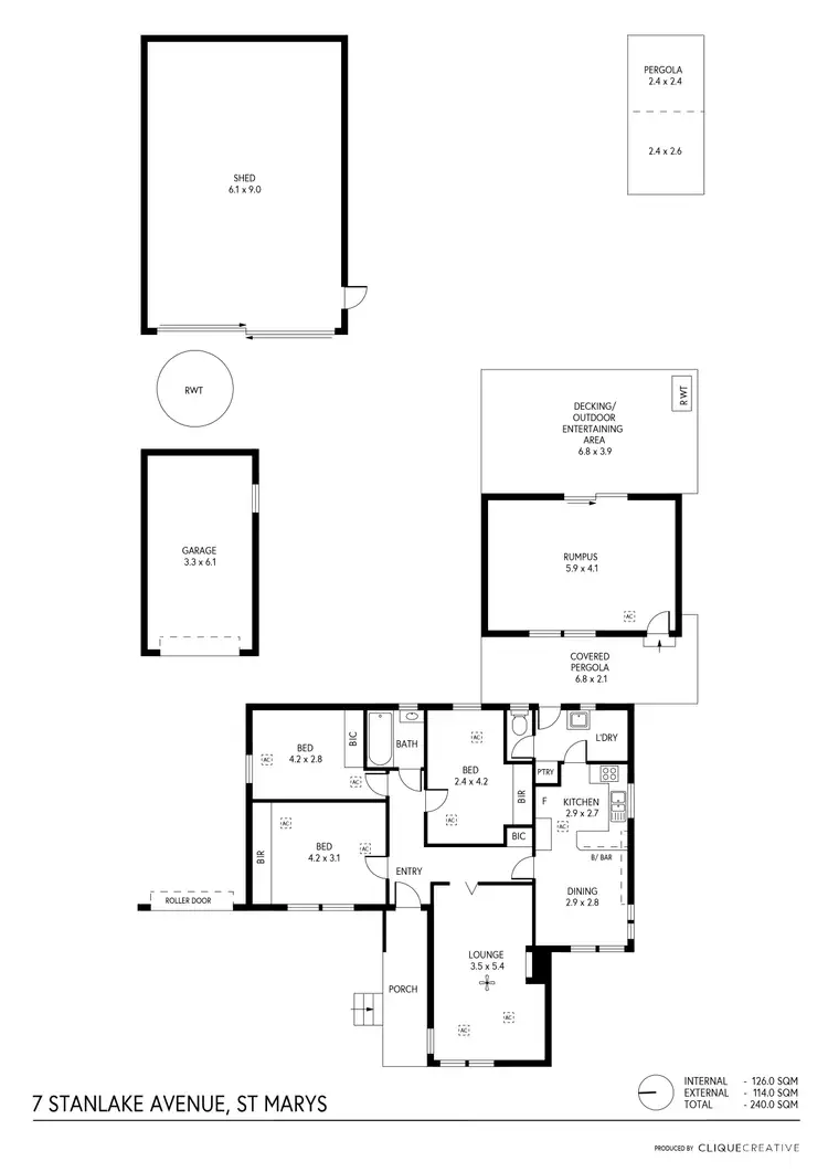 Floorplan of Homely house listing, 7 Stanlake Avenue, St Marys SA 5042