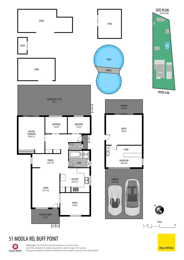 Floorplan of Homely house listing, 51 Moola Road, Buff Point NSW 2262