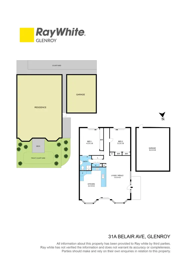 Floorplan of Homely villa listing, 31A Belair Avenue, Glenroy VIC 3046