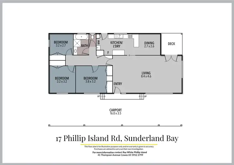 Floorplan of Homely house listing, 17 Phillip Island Road, Sunderland Bay VIC 3922