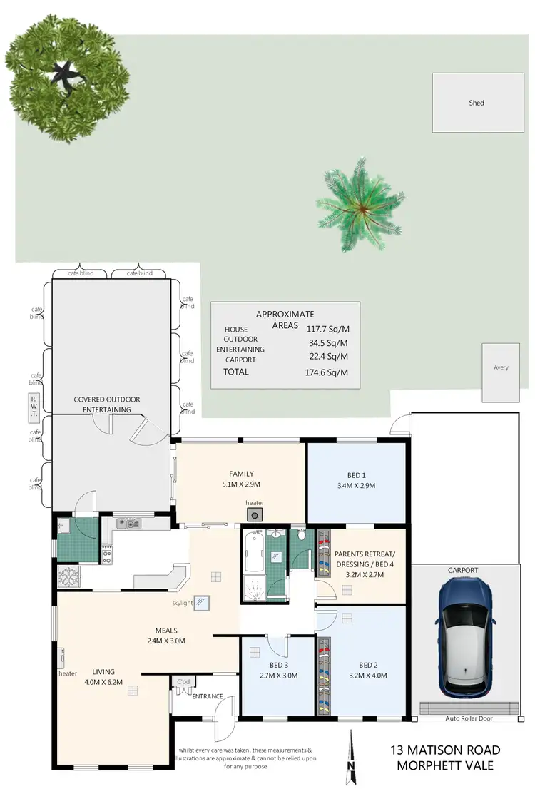 Floorplan of Homely house listing, 13 Matison Road, Morphett Vale SA 5162